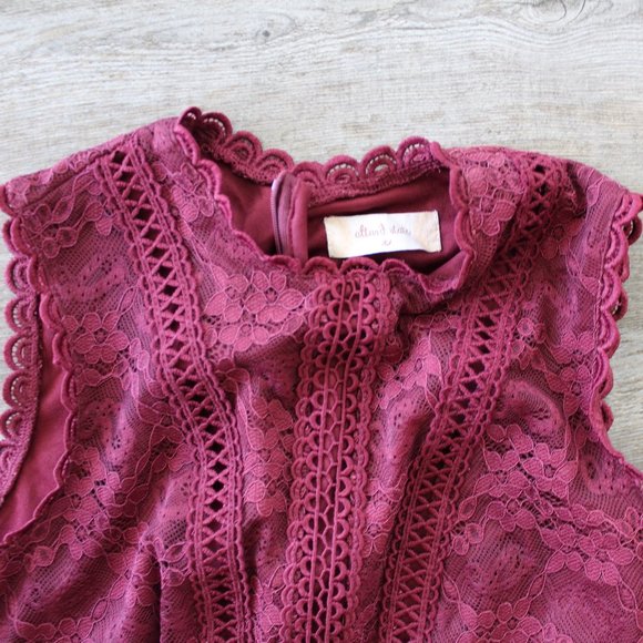 Altar'd State - Maroon Dress - Picture 4 of 6